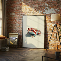 Illustrated Frog Aesthetic Wall Print