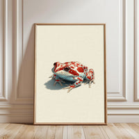 Illustrated Frog Aesthetic Wall Print