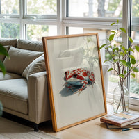 Illustrated Frog Aesthetic Wall Print