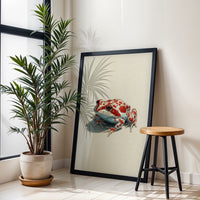 Illustrated Frog Aesthetic Wall Print