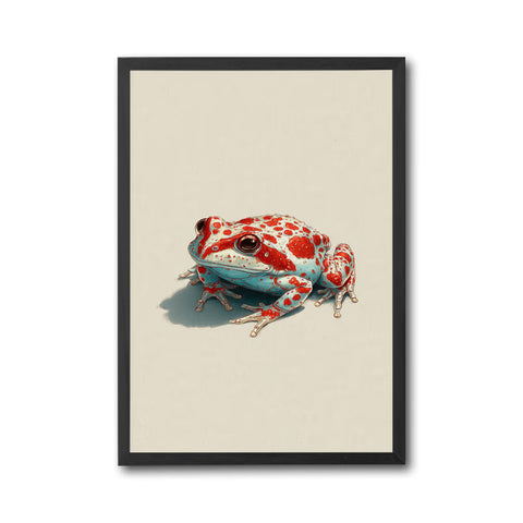 Illustrated Frog Aesthetic Wall Print