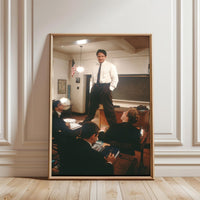 Inspirational Teacher Classroom Home Art Décor Poster – Cinematic Motivational Education Print