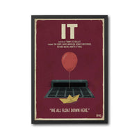 IT Movie Print Wall Décor – Nostalgic Horror 1990 Film Print, Pennywise Iconic Poster