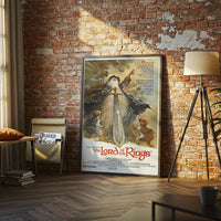 J.R.R. Tolkien's The Lord of the Rings Retro Wall Poster Wall Décor