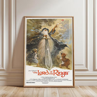 J.R.R. Tolkien's The Lord of the Rings Retro Wall Poster Wall Décor