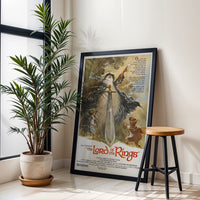 J.R.R. Tolkien's The Lord of the Rings Retro Wall Poster Wall Décor