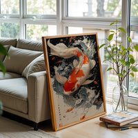 Japanese Koi Fish Aesthetic Home Art Wall Poster Print