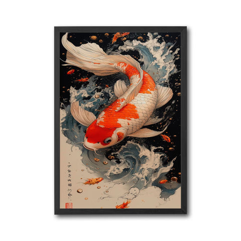 Japanese Koi Fish Aesthetic Home Art Wall Poster Print