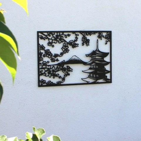 Fuji Mountain Metal Wall Art