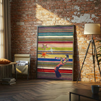 Jazz Musician Pop Art Canvas – Afrocentric Jazz Painting Wall Décor for Music Lovers