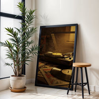 JAZZ Nostalgic Record Player Print – Retro Music Home Art