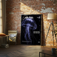 Jellyfish Quote Wall Print – Aesthetic Ocean Décor Poster for Coastal Home Decor
