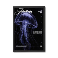 Jellyfish Quote Wall Print – Aesthetic Ocean Décor Poster for Coastal Home Decor