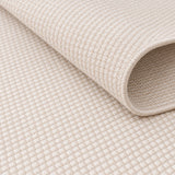 Jute Geometric Modern Area Rug – Cream – texture close-up