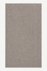 Jute Geometric Modern Area Rug – Taupe