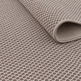 Jute Geometric Modern Area Rug – Taupe – texture close-up