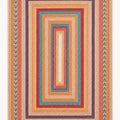 Jute Look Modern Area Rug – Multicolor