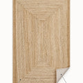 Jute Look Modern Kitchen Rug – Brown – features