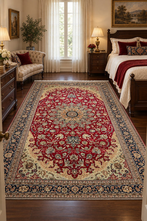 Kayseri Classic Area Rug in a bedroom