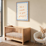 Kids Typography Minimalist Wall Art – Playful Playroom Quote Print