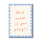 Kids Typography Minimalist Wall Art – Playful Playroom Quote Print