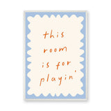 Kids Typography Minimalist Wall Art – Playful Playroom Quote Print