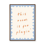 Kids Typography Minimalist Wall Art – Playful Playroom Quote Print