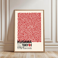 Kusama Yayoi Wall Poster Pop Fine Print – Sleek Wall Décor for Home or Studio