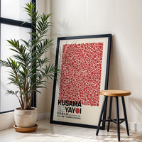 Kusama Yayoi Wall Poster Pop Fine Print – Sleek Wall Décor for Home or Studio