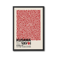 Kusama Yayoi Wall Poster Pop Fine Print – Sleek Wall Décor for Home or Studio