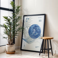 L'eau et les rêves Quote Wall Décor Poster – Understated Expressive Water Design Print