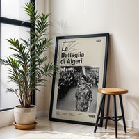 La Battaglia di Algeri Retro Movie Print Wall Print