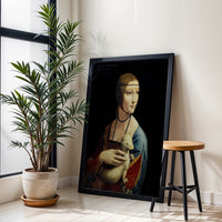 La Belle Ferroniere Leonardo da Vinci Timeless Print | Lady with an Ermine Wall Décor