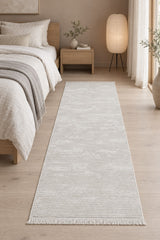Lalezar Modern Area Rug in a bedroom