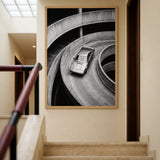 Lamborghini Jalpa Modern Wall Art – Spiral Parking Ramp Photo