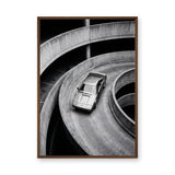Lamborghini Jalpa Modern Wall Art – Spiral Parking Ramp Photo