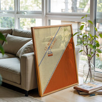 Le Mont Blanc Heritage Cable Car Print – Retro Mountain Travel Wall Poster