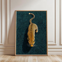 Leopard Expressive Aesthetic Wall Print