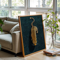 Leopard Expressive Aesthetic Wall Print