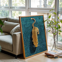 Leopard Non-Figurative Aesthetic Wall Print