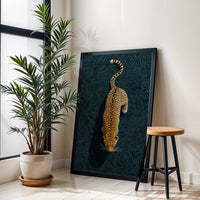 Leopard Expressive Aesthetic Wall Print