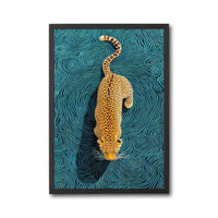 Leopard Non-Figurative Aesthetic Wall Print