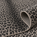 Leopard Plush Area Rug – texture close-up