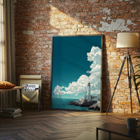 Lighthouse Coastal Aesthetic Wall Print Poster