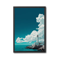 Lighthouse Coastal Aesthetic Wall Print Poster