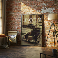 Lincoln This Is Your Dream Retro Car Décor Poster, Retro Lincoln Home Wall Poster