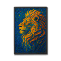 Lion Portrait Aesthetic Home Art Wall Poster Print