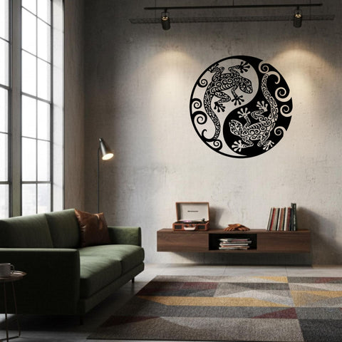 Gecko Metal Wall Art