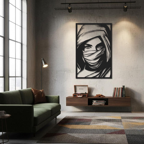 Desert Woman Metal Wall Art