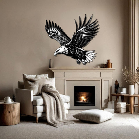 Majestic Eagle Metal Wall Art